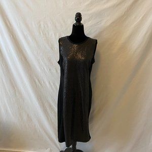 Old Navy Sequin Black Dress - Size Large